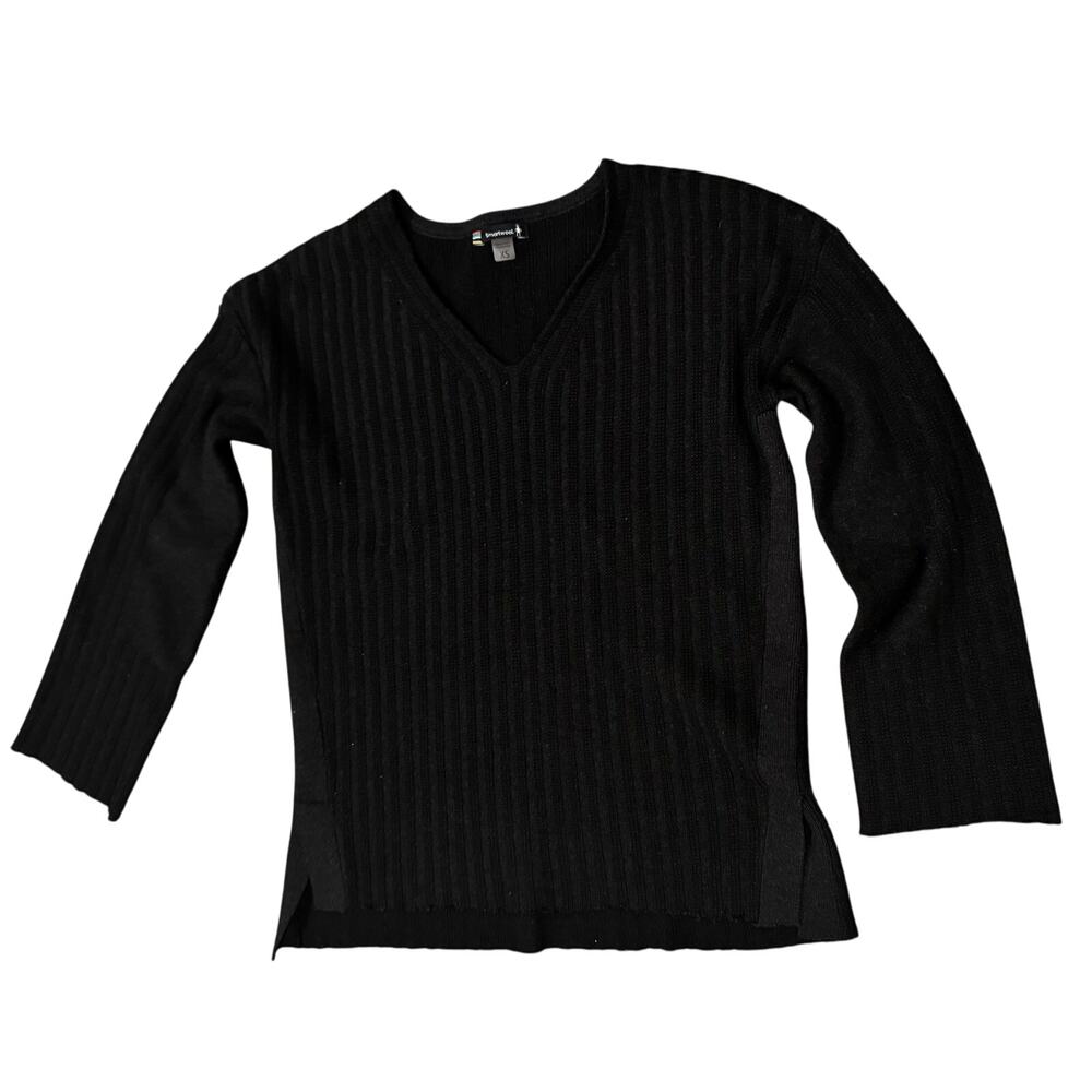 SMARTWOOL Womens Shadow Pine V-Neck‎ Rib/Ribbed Sweater Size XS